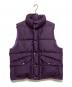 MARKAWARE（マーカウェア）の古着「SILK DOWN VEST（シルク ダウン ベスト）　A25C17BL01A」｜パープル
