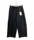 MARKAマーカ）の古着「TWO TUCK BAGGY TROUSERS」｜ブラック
