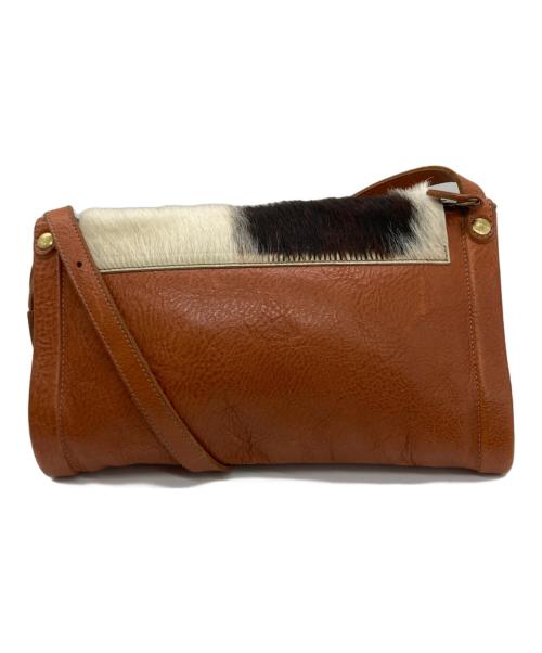 IL BISONTE（イル ビゾンテ）IL BISONTE (イル ビゾンテ) ハラコクロスボディーバッグ ブラウンの古着・服飾アイテム