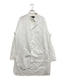 Yohji Yamamoto pour homme（ヨウジヤマモト プールオム）の古着「ボウタイロングシャツ」｜ホワイト