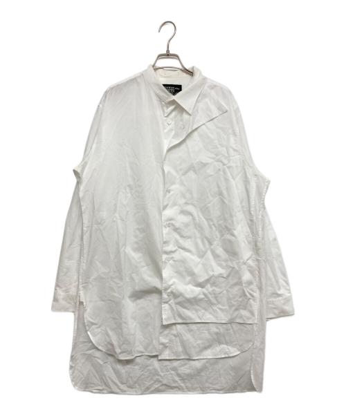 Yohji Yamamoto pour homme（ヨウジヤマモト プールオム）Yohji Yamamoto pour homme (ヨウジヤマモト プールオム) ボウタイロングシャツ ホワイト サイズ:SIZE 4の古着・服飾アイテム