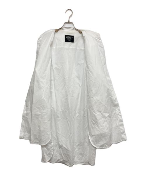 Yohji Yamamoto pour homme（ヨウジヤマモト プールオム）Yohji Yamamoto pour homme (ヨウジヤマモト プールオム) ボウタイロングシャツ ホワイト サイズ:SIZE 4の古着・服飾アイテム