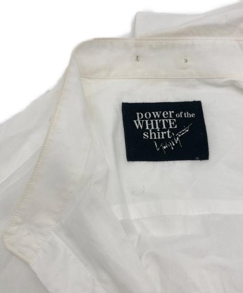 Yohji Yamamoto pour homme（ヨウジヤマモト プールオム）Yohji Yamamoto pour homme (ヨウジヤマモト プールオム) ボウタイロングシャツ ホワイト サイズ:SIZE 4の古着・服飾アイテム