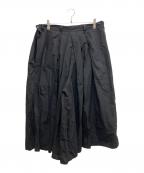 Yohji Yamamoto pour hommeヨウジヤマモト プールオム）の古着「製品染ブロードG 袴パンツ」｜ブラック