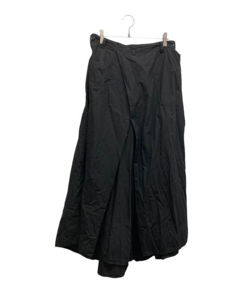 Yohji Yamamoto pour homme（ヨウジヤマモト プールオム）Yohji Yamamoto pour homme (ヨウジヤマモト プールオム) 製品染ブロードG 袴パンツ ブラック サイズ:3の古着・服飾アイテム