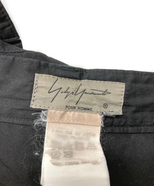 Yohji Yamamoto pour homme（ヨウジヤマモト プールオム）Yohji Yamamoto pour homme (ヨウジヤマモト プールオム) 製品染ブロードG 袴パンツ ブラック サイズ:3の古着・服飾アイテム