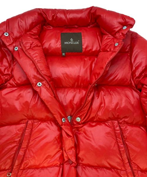 MONCLER（モンクレール）MONCLER (モンクレール) ダウンジャケット レッド サイズ:SIZE00の古着・服飾アイテム