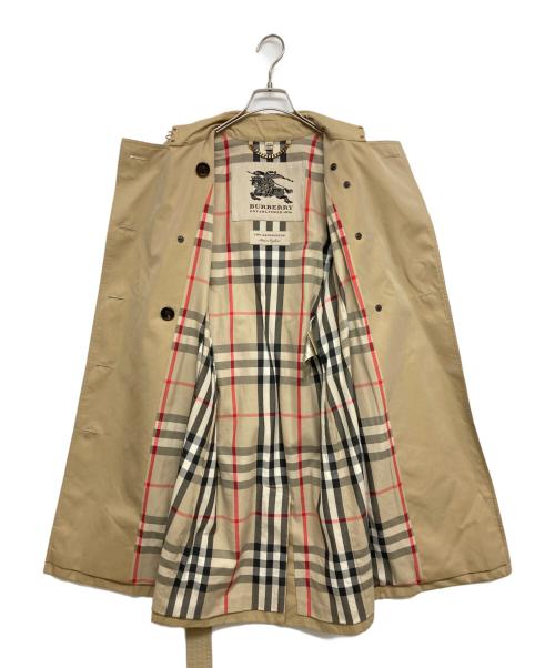 BURBERRY（バーバリー）BURBERRY (バーバリー) 裏ノヴァチェック柄トレンチコート ベージュ サイズ:SIZE UK6の古着・服飾アイテム