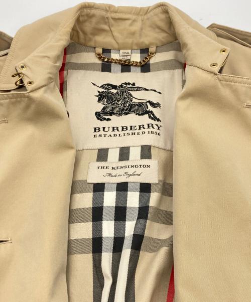 BURBERRY（バーバリー）BURBERRY (バーバリー) 裏ノヴァチェック柄トレンチコート ベージュ サイズ:SIZE UK6の古着・服飾アイテム