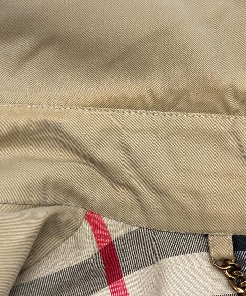 BURBERRY（バーバリー）BURBERRY (バーバリー) 裏ノヴァチェック柄トレンチコート ベージュ サイズ:SIZE UK6の古着・服飾アイテム