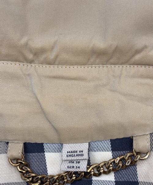 BURBERRY（バーバリー）BURBERRY (バーバリー) 裏ノヴァチェック柄トレンチコート ベージュ サイズ:SIZE UK6の古着・服飾アイテム