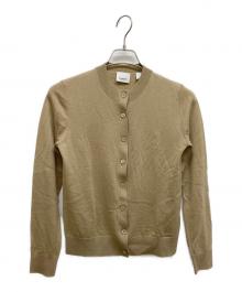 BURBERRY LONDON（バーバリーロンドン）の古着「Monogram motif cashmere cardigan」｜ベージュ
