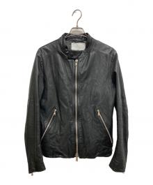 acanthus（アカンサス）の古着「シングルライダースジャケット」｜ブラック