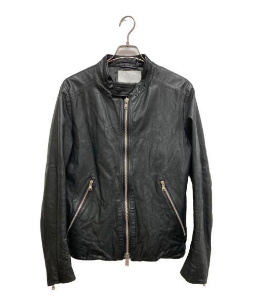 acanthus（アカンサス）ACANTHUS (アカンサス) シングルライダースジャケット ブラック サイズ:Mの古着・服飾アイテム