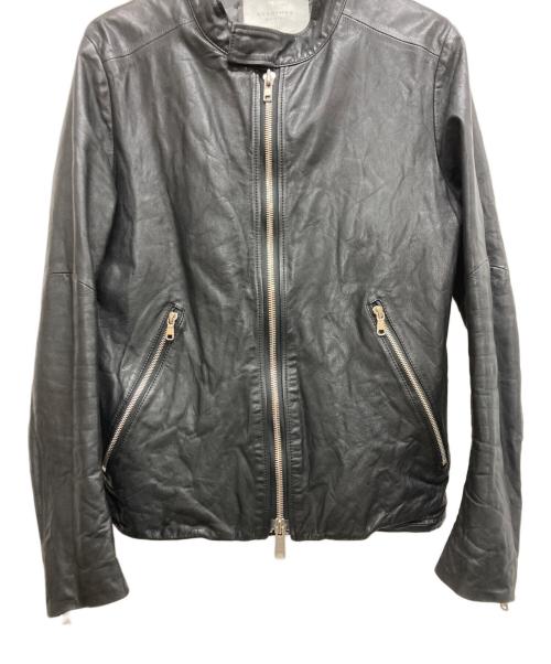 acanthus（アカンサス）ACANTHUS (アカンサス) シングルライダースジャケット ブラック サイズ:Mの古着・服飾アイテム