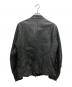 ACANTHUS (アカンサス) シングルライダースジャケット ブラック サイズ:M：13000円