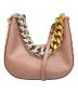 STELLA McCARTNEY (ステラマッカートニー) Frayme チェーンバック ピンク：50000円