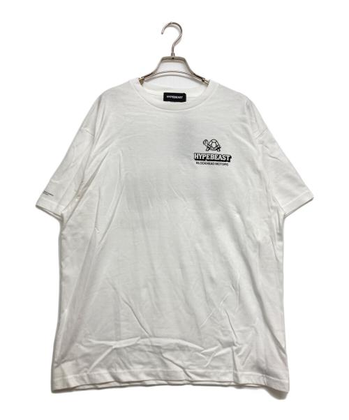 HYPEBEAST（ハイプビースト）HYPEBEAST (ハイプビースト) BLOCKHEAD MOTORS (ブロックヘッドモーターズ) PARCO Twenty Japan T-shirt ホワイト サイズ:SIZE XL 未使用品の古着・服飾アイテム