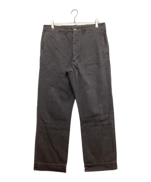 RRL（ダブルアールエル）RRL (ダブルアールエル) Field Chino Flat Front Herringbon グレー サイズ:SIZE 34の古着・服飾アイテム