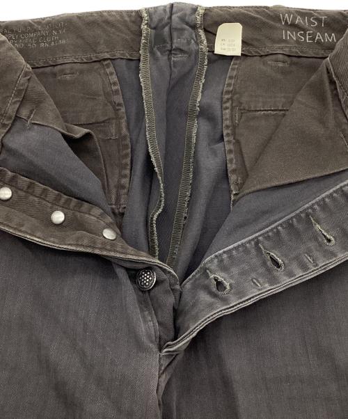 RRL（ダブルアールエル）RRL (ダブルアールエル) Field Chino Flat Front Herringbon グレー サイズ:SIZE 34の古着・服飾アイテム