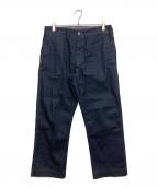 RRLダブルアールエル）の古着「メタルボタンフライ11ozデニム トラウザーパンツ」｜インディゴ