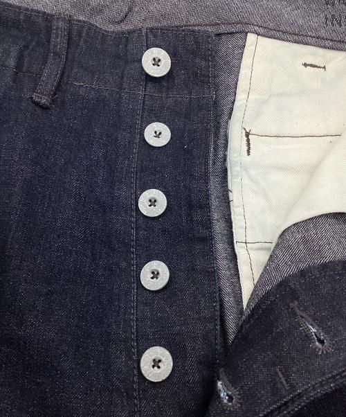 RRL（ダブルアールエル）RRL (ダブルアールエル) メタルボタンフライ11ozデニム トラウザーパンツ インディゴ サイズ:SIZE W32 L30の古着・服飾アイテム