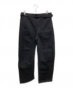 LEMAIREルメール）の古着「TWISTED BELTED PANTS」｜ブラック