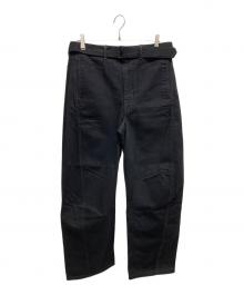 LEMAIRE（ルメール）の古着「TWISTED BELTED PANTS」｜ブラック