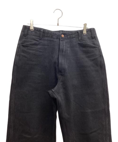 COMOLI（コモリ）COMOLI (コモリ) Denim work pants ブラック サイズ:2の古着・服飾アイテム