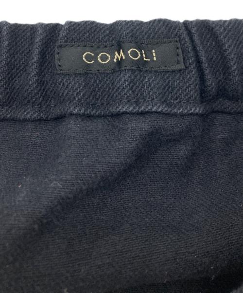 COMOLI（コモリ）COMOLI (コモリ) ブラック ドリル テーパード パンツ ブラック サイズ:3の古着・服飾アイテム