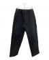 COMOLI（コモリ）の古着「モールスキン ドローストリングパンツ」｜ブラック