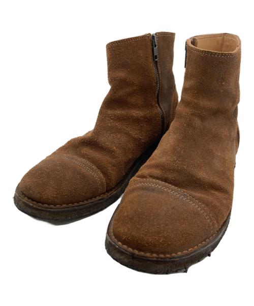 Maison Martin Margiela（メゾンマルタンマルジェラ）Maison Martin Margiela (メゾンマルタンマルジェラ) クレープソール スエードブーツ ブラウン サイズ:SIZE 不明の古着・服飾アイテム