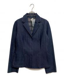 BURBERRY LONDON（バーバリーロンドン）の古着「デニムテーラードジャケット」｜インディゴ