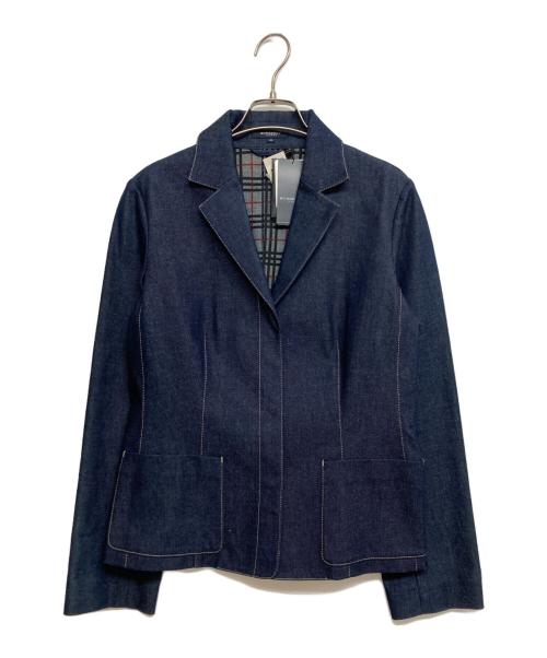 BURBERRY LONDON（バーバリーロンドン）BURBERRY LONDON (バーバリーロンドン) デニムテーラードジャケット インディゴ サイズ:SIZE 42 未使用品の古着・服飾アイテム