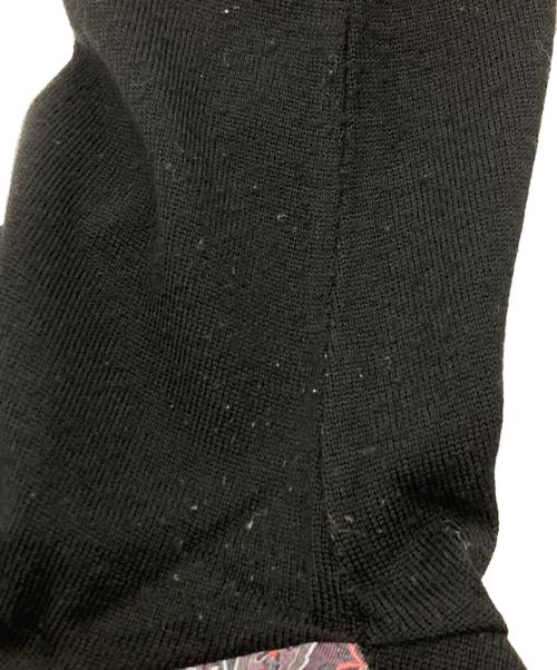 ETRO（エトロ）ETRO (エトロ) ペイズリー柄シルクニット グレー×ブラック サイズ:SIZE42の古着・服飾アイテム