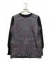 ETRO（エトロ）の古着「ペイズリー柄シルクニット」｜グレー×ブラック