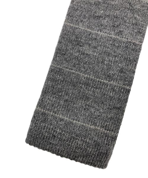 BRUNELLO CUCINELLI（ブルネロクチネリ）BRUNELLO CUCINELLI (ブルネロクチネリ) ニットタイ グレー サイズ:実寸サイズをご参照下さい。の古着・服飾アイテム