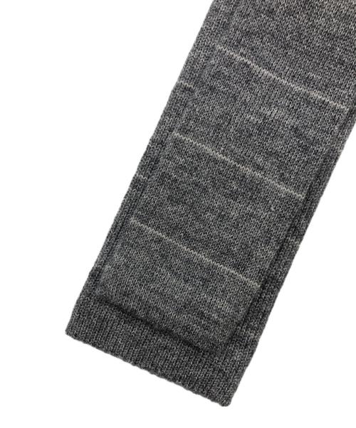 BRUNELLO CUCINELLI（ブルネロクチネリ）BRUNELLO CUCINELLI (ブルネロクチネリ) ニットタイ グレー サイズ:実寸サイズをご参照下さい。の古着・服飾アイテム