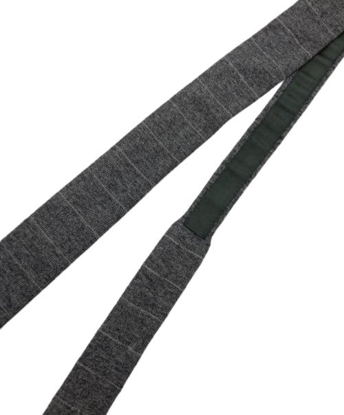 BRUNELLO CUCINELLI（ブルネロクチネリ）BRUNELLO CUCINELLI (ブルネロクチネリ) ニットタイ グレー サイズ:実寸サイズをご参照下さい。の古着・服飾アイテム