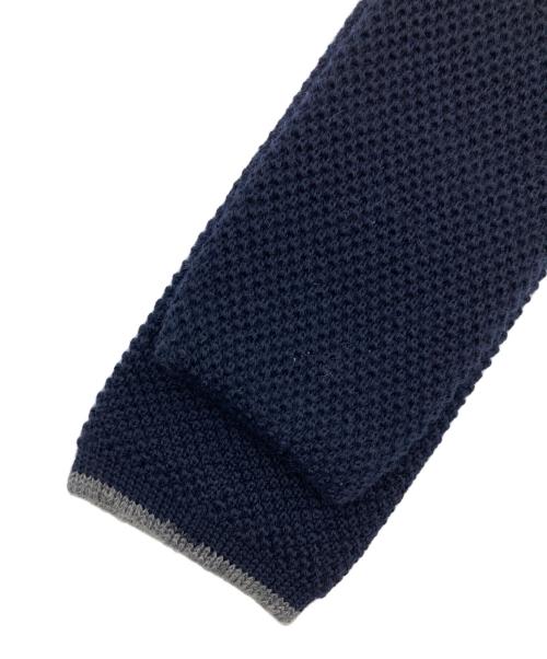 BRUNELLO CUCINELLI（ブルネロクチネリ）BRUNELLO CUCINELLI (ブルネロクチネリ) ニットタイ ネイビー サイズ:実寸サイズをご参照下さい。の古着・服飾アイテム