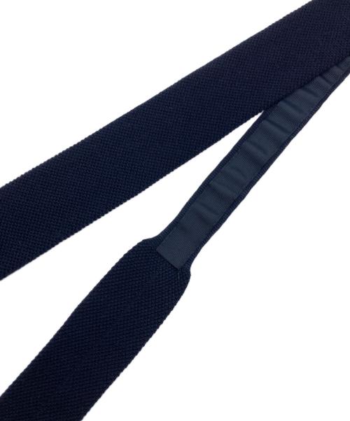 BRUNELLO CUCINELLI（ブルネロクチネリ）BRUNELLO CUCINELLI (ブルネロクチネリ) ニットタイ ネイビー サイズ:実寸サイズをご参照下さい。の古着・服飾アイテム