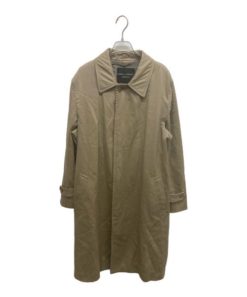 COMME des GARCONS HOMME PLUS（コムデギャルソンオムプリュス）COMME des GARCONS HOMME PLUS (コムデギャルソンオムプリュス) ステンカラーコート ベージュ サイズ:SIZE Lの古着・服飾アイテム