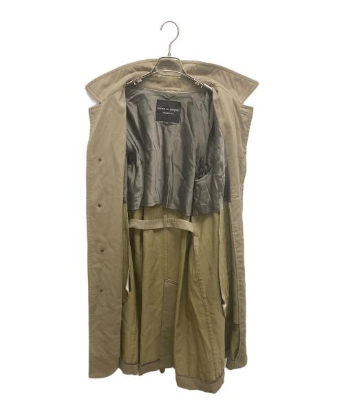 COMME des GARCONS HOMME PLUS（コムデギャルソンオムプリュス）COMME des GARCONS HOMME PLUS (コムデギャルソンオムプリュス) ステンカラーコート ベージュ サイズ:SIZE Lの古着・服飾アイテム