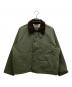 Barbour（バブアー）の古着「TRANSPORT ピーチスキンジャケット」｜カーキ