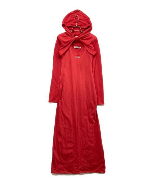 PRANK PROJECT（プランクプロジェクト）PRANK PROJECT (プランクプロジェクト) ボレロレイヤードカットマキシワンピース レッド サイズ:SIZE 36の古着・服飾アイテム