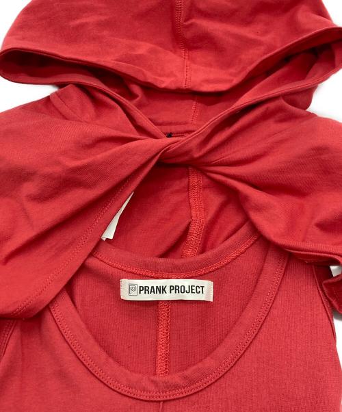 PRANK PROJECT（プランクプロジェクト）PRANK PROJECT (プランクプロジェクト) ボレロレイヤードカットマキシワンピース レッド サイズ:SIZE 36の古着・服飾アイテム