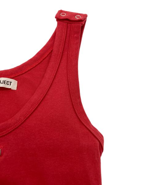 PRANK PROJECT（プランクプロジェクト）PRANK PROJECT (プランクプロジェクト) ボレロレイヤードカットマキシワンピース レッド サイズ:SIZE 36の古着・服飾アイテム