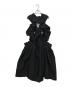 HOUGA (ホウガ) kiki frill dress ブラック サイズ:Free：20000円