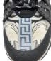 中古・古着 VERSACE (ヴェルサーチェ) トライグレカスニーカー ブラック×ホワイト サイズ:SIZE 41：25000円