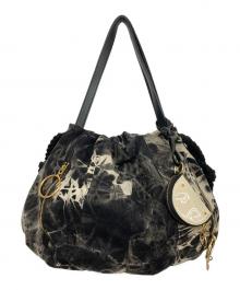 SEE BY CHLOE（シーバイクロエ）の古着「ムラ染コインケース付トートバッグ」｜グレー